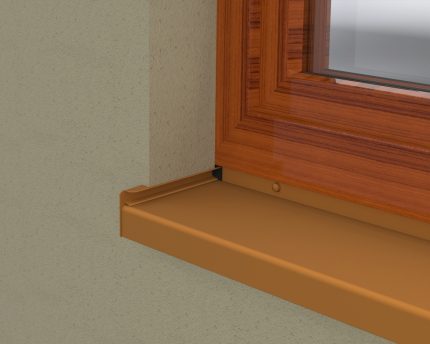 Pervaz Aluminiu E6/C32/Bronz deschis